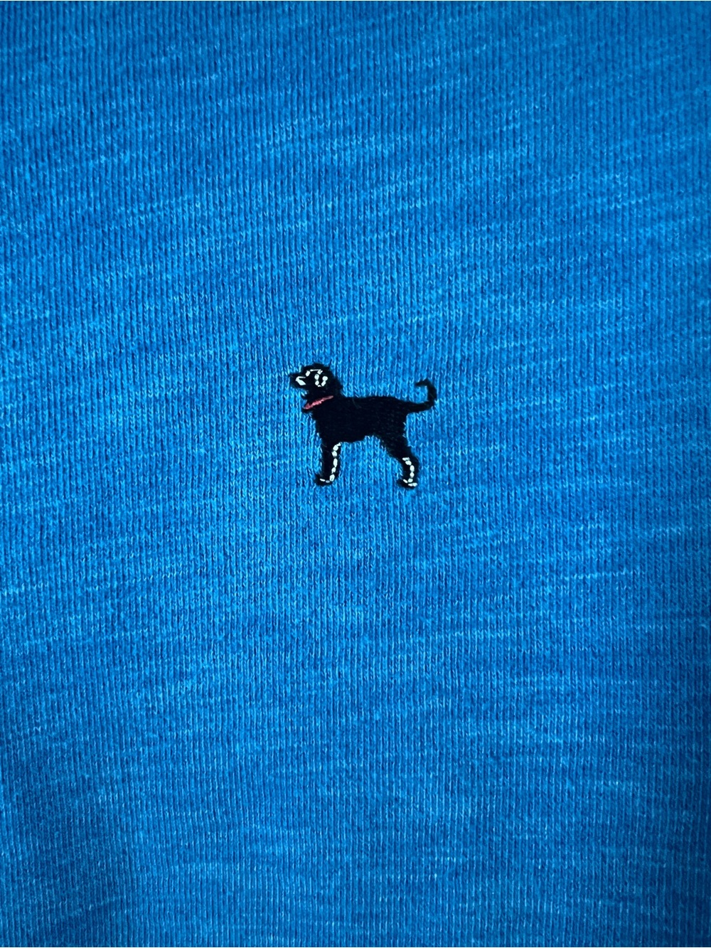 Black Dog "Life Off the Leash" Women's Cowl Neck Pullover Sweatshirt Cobalt S - Picture 3 of 6
